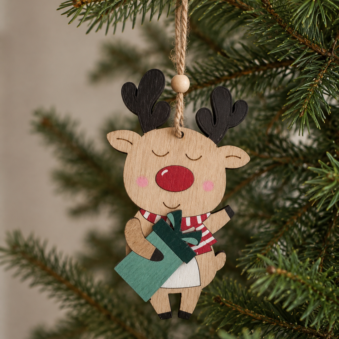 Reindeer tree ornament