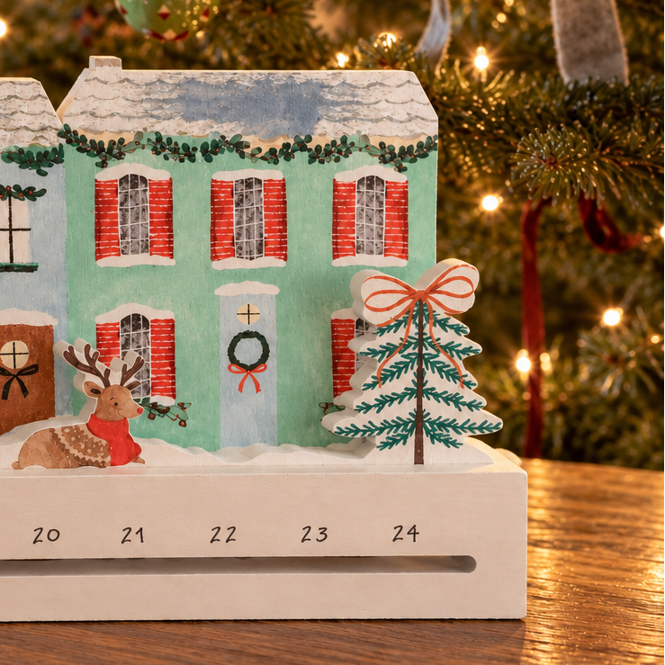 Multi Countdown to Christmas House Scene