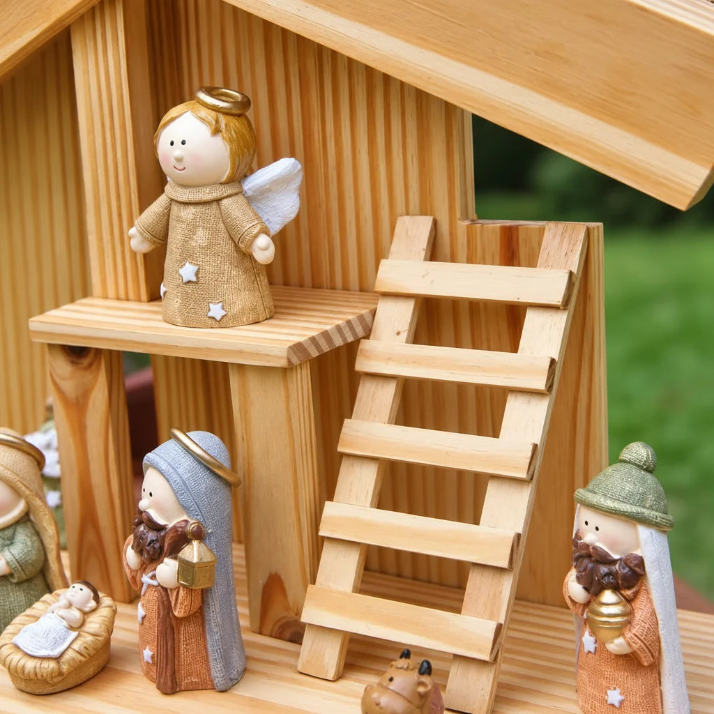 Nativity Crib Without Figurines ~ DESIGN 1