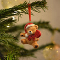 Christmas Teddy Bear Tree Ornament