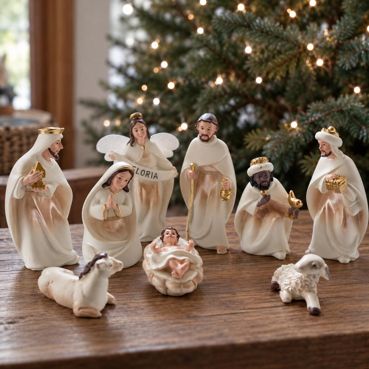 Champagne Grace Nativity
