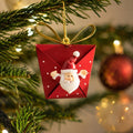 Santa's Christmas letter tree ornament