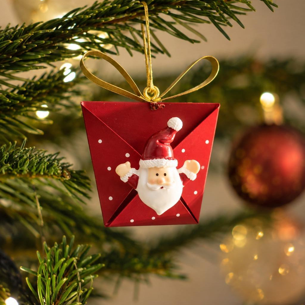 Santa's Christmas letter tree ornament