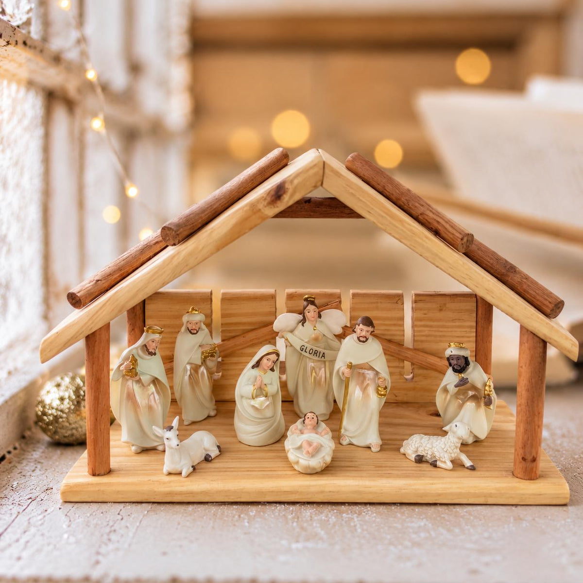 Nativity Crib Without Figurines (Design 2)