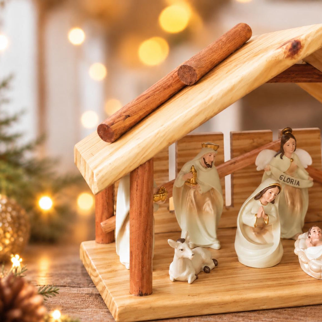 Nativity Crib Without Figurines (Design 2)