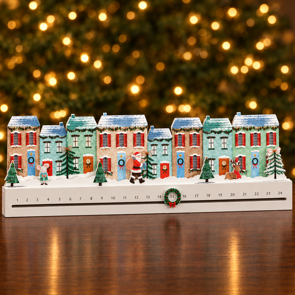 Multi Countdown to Christmas House Scene