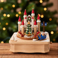 Christmas castle music box